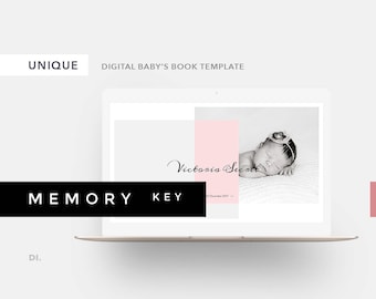 memory baby book template powerpoint template baby photo etsy