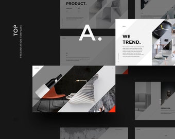 style powerpoint template creative presentation template etsy