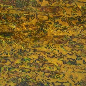 Abalone Real Shell Sheet Golden Abalone  -   HM075  L 240mm x W 140mm x Thickness 0.22