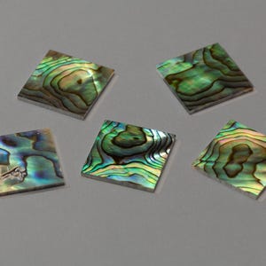 AAA+ Abalone shell squares 20 x 20 x 1.5mm