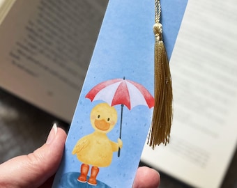 Duck Bookmark | Cute Animal Book Accessory | Handmade Reader Gift