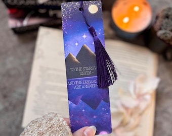 ACOTAR Velaris City of Starlight Bookmark: Rhysand Quote, Fantasy Book Lover Gift