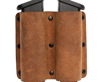 Double Magazine Holder Single Stack .380 Fits Virtually All Of The Single Stack Magazines  Ruger LCP Sig Sauer P238