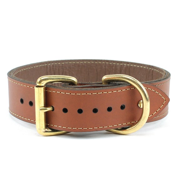 handmade leather dog collars