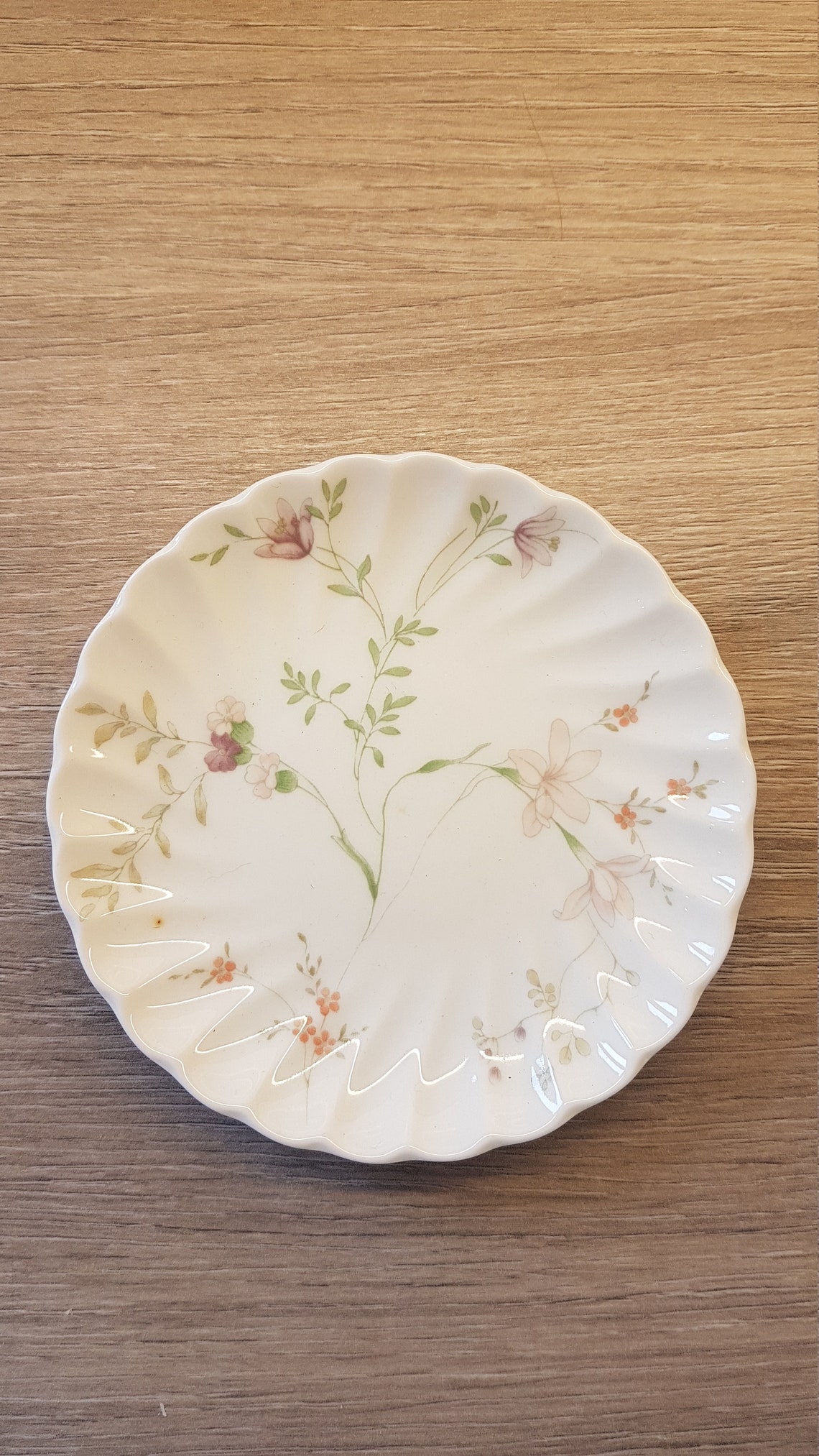 Pretty Vintage Wedgwood Campion Bone China Trinket Dish Etsy