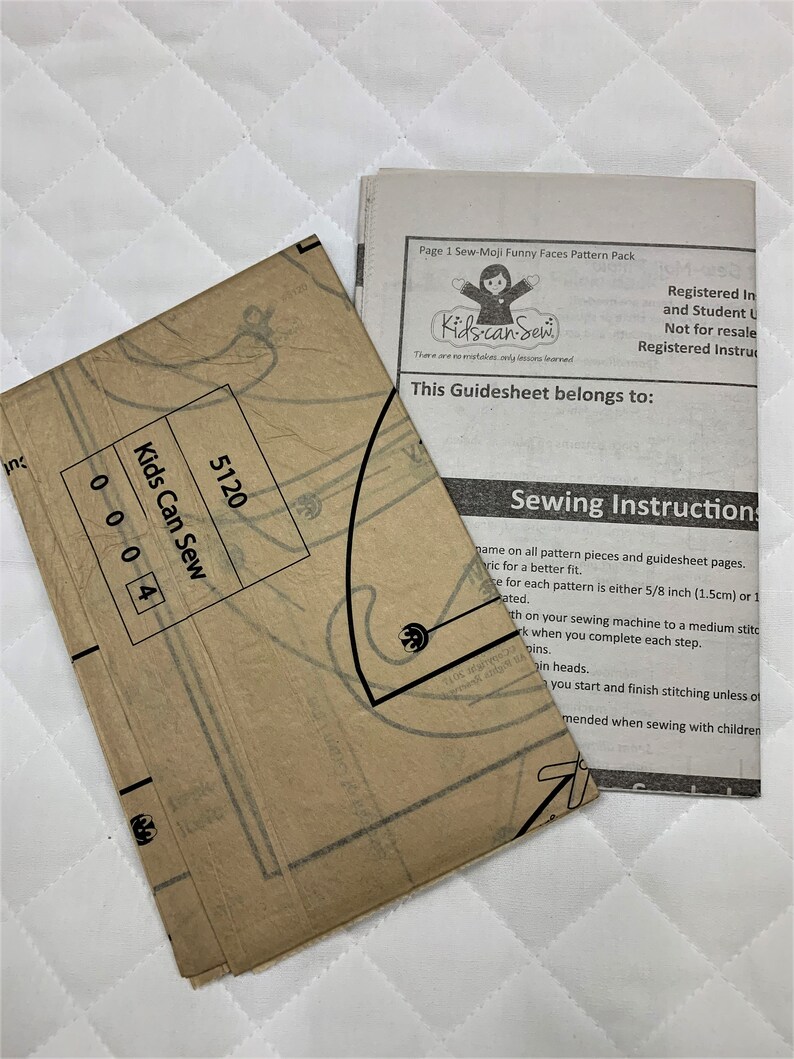 Learn to Sew Patterns. Girls, Boys & Teens Can Sew. Beginners. Simple