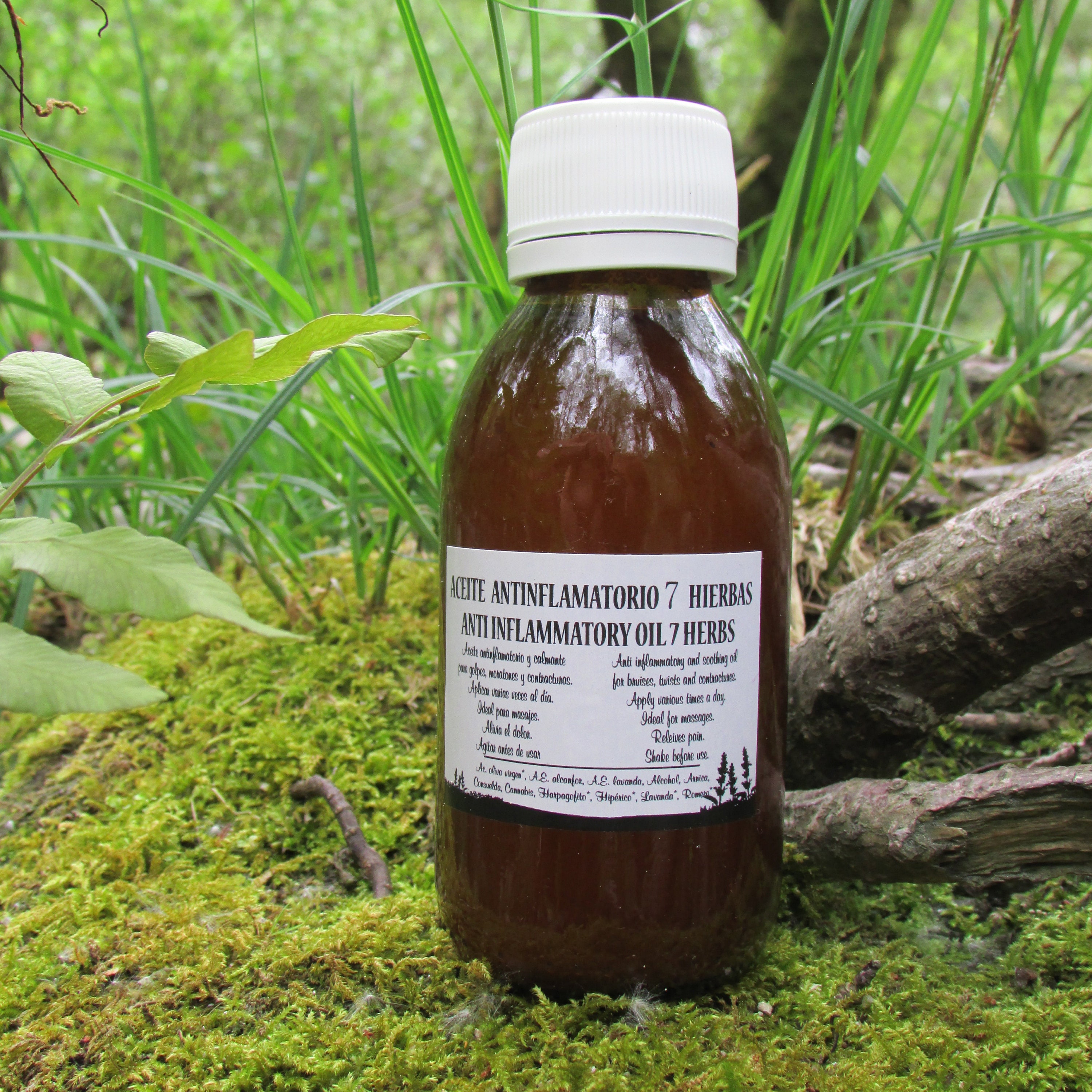 Antiinflammatory Oil 7 Herbs Etsy