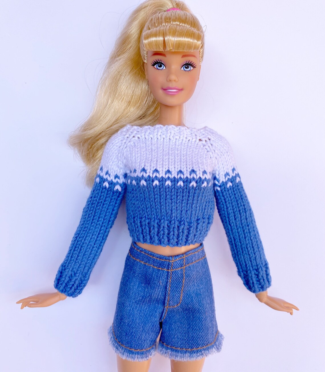 Barbie Pullover Jersey Barbie Barbie Kleidung Barbie Etsy