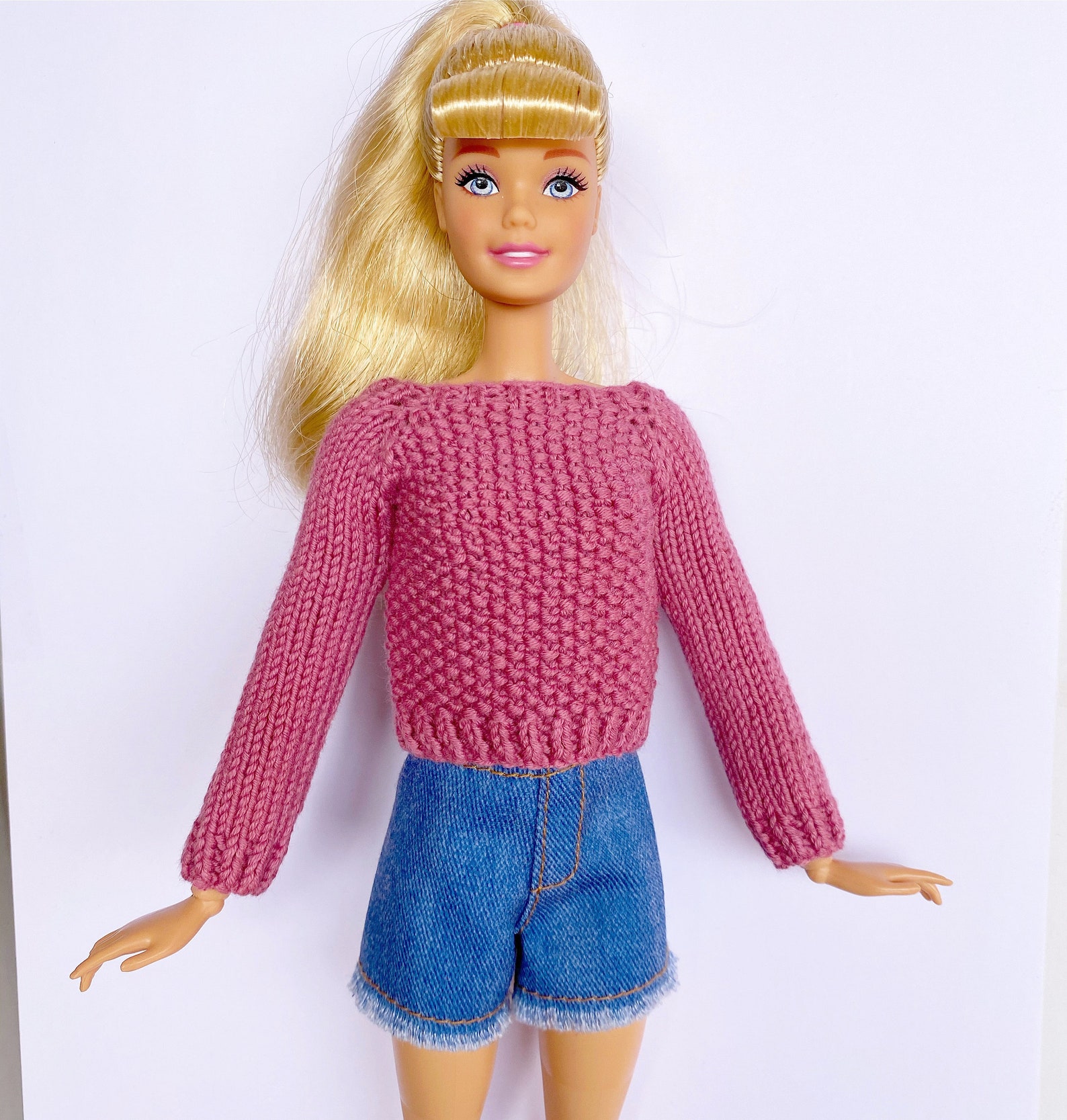 Barbie Pullover Jersey Barbie Barbie Kleidung Barbie Etsy
