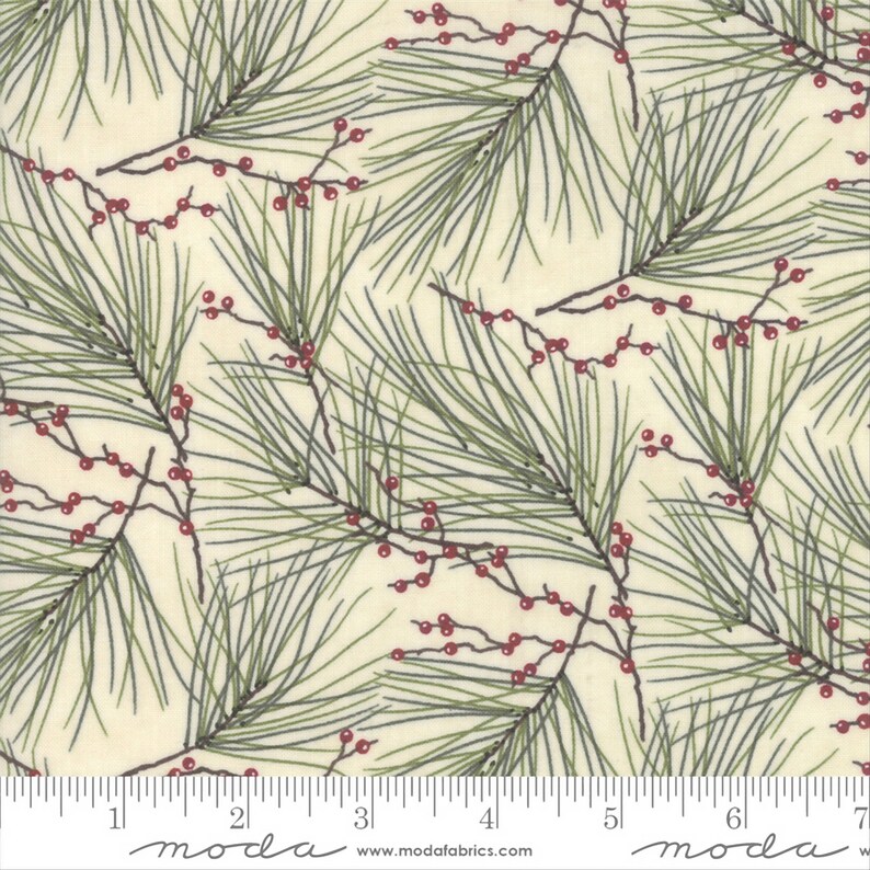 6812 19 Pearl Winter White by Holly Taylor for Moda Fabrics 100 Percent High Quality Cotton Product No