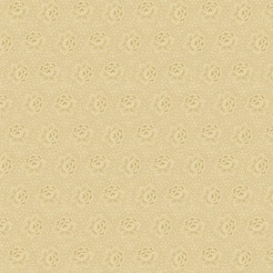 Villa Flora by Paula Barnes for Marcus Fabrics, 100 Percent High Quality Premium Cotton Quilting Fabric R220481 Cream