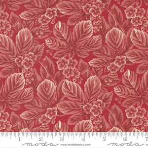 Chateau De Chantilly da French General para Tecidos Moda, tecido acolchoado de algodão premium 100 por cento de alta qualidade, 13941 14 Rouge