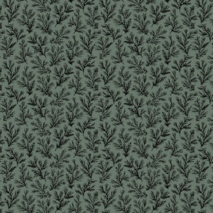 Midnight Lace by Paula Barnes for Marcus Fabrics, 100 Percent High Quality Premium Cotton Quilting Fabric R220331 Teal