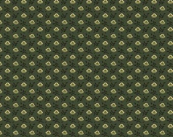 Vintage Charm by Judie Rothermel for Marcus Fabrics, 100 Percent High Quality Cotton Quilting Fabric, R330519 Green