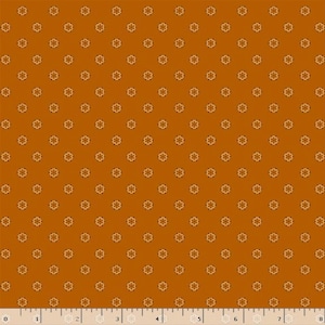 Piecemakers Sampler Fabric by Pam Buda for Marcus Fabrics, 100 Percent High Quality Premium Cotton Quilting Fabric, R170795 Rust