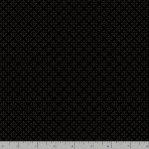 Strawberry Emery Fabric by Pam Buda for Marcus Fabrics, 100 Percent High Quality Premium Cotton Quilting Fabric, R170874D Black