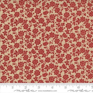 Bonheur De Jour von französischer General für Moda-Stoffe, 100 Prozent hochwertiger Baumwoll-Quiltstoff, Artikel-Nr. 13915 16 Oyster