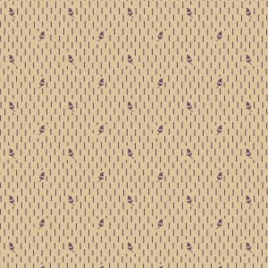 I Love Purple by Judie Rothermel for Marcus Fabrics, 100 Percent High Quality Cotton Quilting Fabric, R330691 Tan