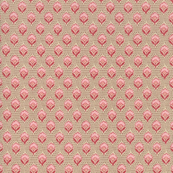 Chafarcani Fabric #13858-19 by French General Floral Quilt Shop Quality Moda