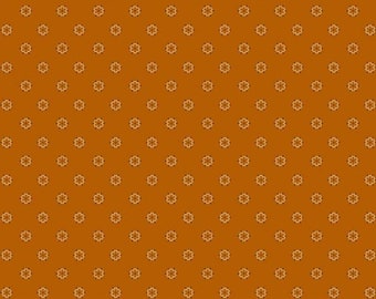 Piecemakers Sampler Fabric by Pam Buda for Marcus Fabrics, 100 Percent High Quality Premium Cotton Quilting Fabric, R170795 Rust