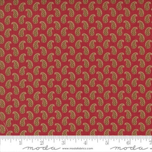 Bonheur De Jour van de Franse generaal voor Moda-stoffen, 100 procent hoogwaardige katoenen quiltstof, productnr. 13917 11 Rouge