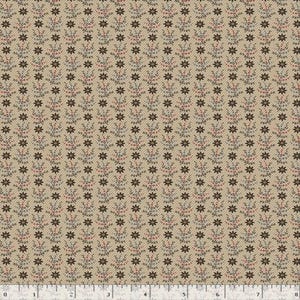 Maple House Fabric by Pam Buda for Marcus Fabrics, 100 Percent High Quality Premium Cotton Quilting Fabric, R170822D Beige