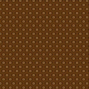 Maple House Fabric by Pam Buda for Marcus Fabrics, 100 Percent High Quality Premium Cotton Quilting Fabric, R170825D Brown