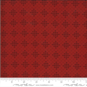 Redwork Gatherings by Primitive Gatherings for Moda Fabrics - 100 Percent High Quality Cotton Product No. 49116 14 Light Red