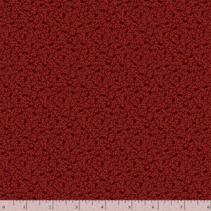Strawberry Emery Fabric by Pam Buda for Marcus Fabrics, 100 Percent High Quality Premium Cotton Quilting Fabric, R170870D Red