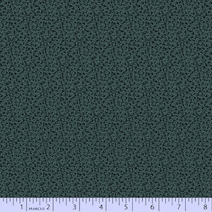 Country Meadow Fabric by Pam Buda for Marcus Fabrics, 100 Percent Premium Cotton Quilting Fabric, Product Number R1713 MEDIUM BLUE