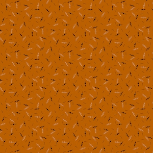 Cheddar & Coal II by Pam Buda for Marcus Fabrics, 100 Percent High Quality Premium Cotton Quilting Fabric, R170585 Orange