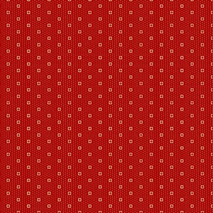 Villa Flora by Paula Barnes for Marcus Fabrics, 100 Percent High Quality Premium Cotton Quilting Fabric R220484 Red