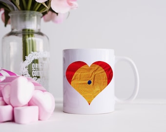 Stampa Ankara tema amore cuore tazza tazza di caffè personalizzata cappuccino regalo damigella d'onore regalo mamma tazza motivazionale regalo per amico amante del tè regalo
