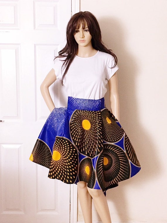 plus size ankara skirts