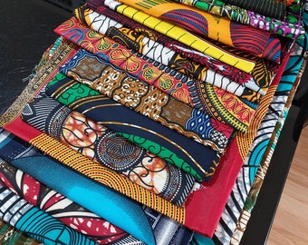 African Print Fabric Fat Quarter Bundle: 5-Pack Ankara Cotton for Crafts