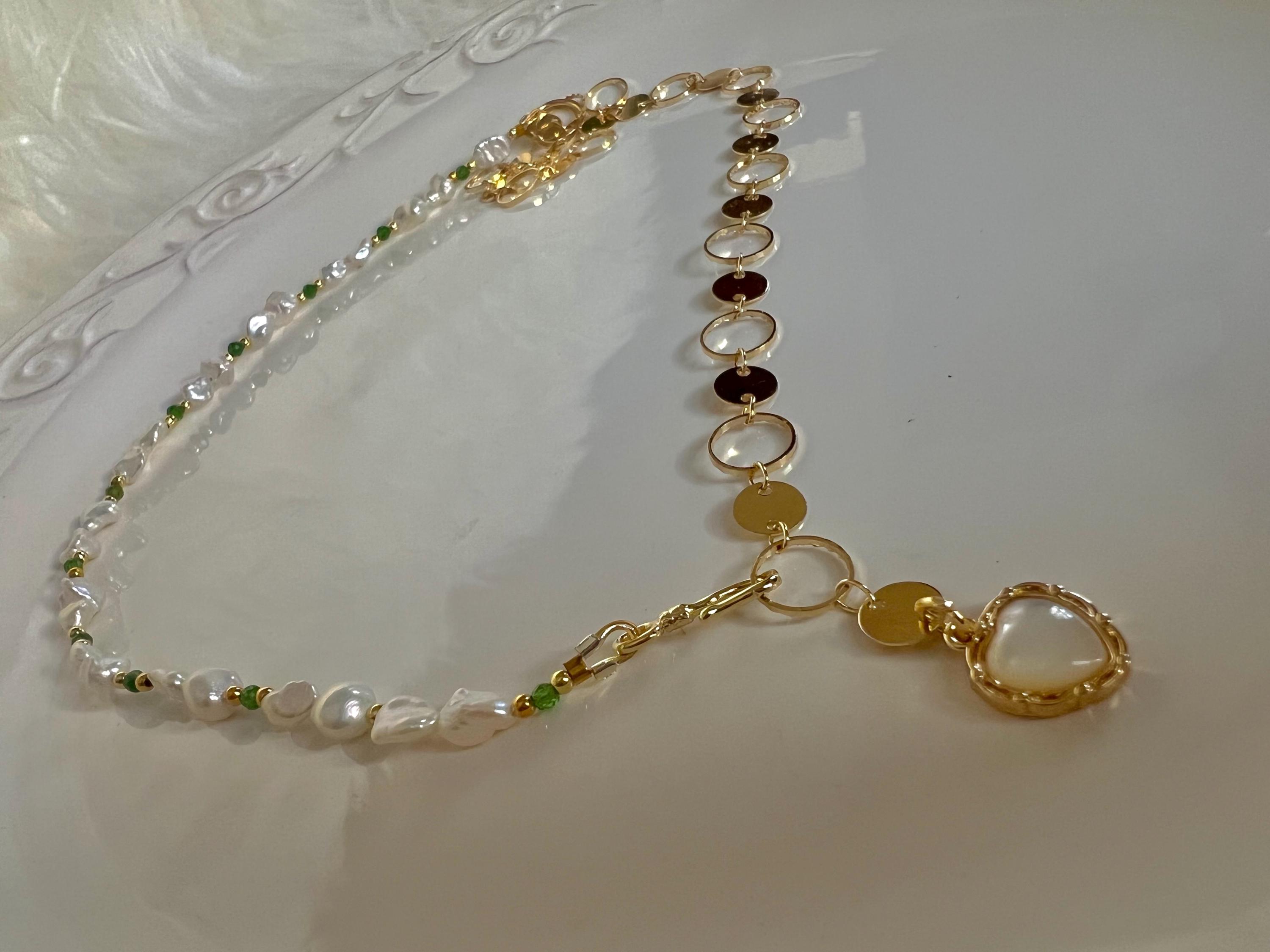 BQ + NM Petal Pearl Necklace