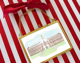 PREORDER: LCHS Framed Ornament, Loudoun County High School Ornament, Leesburg, VA