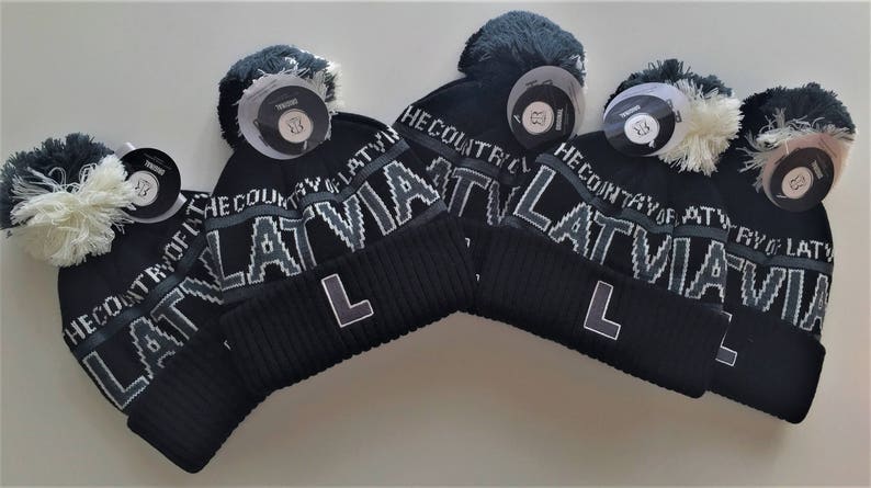 Super warm One size fits all Country of Latvia 2018.y.model! Unisex Winter hat Latvia winter hat