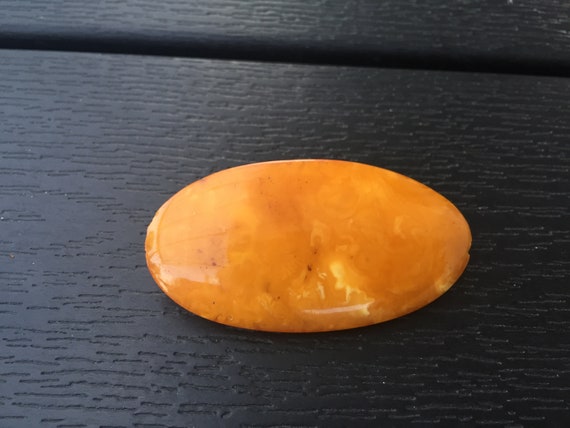 Amber Broche Eigeel Butterscotch Kleur Exclussive Geel Etsy