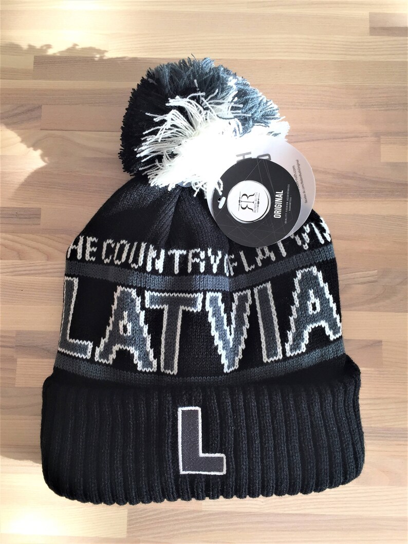 Super warm One size fits all Country of Latvia 2018.y.model! Unisex Winter hat Latvia winter hat