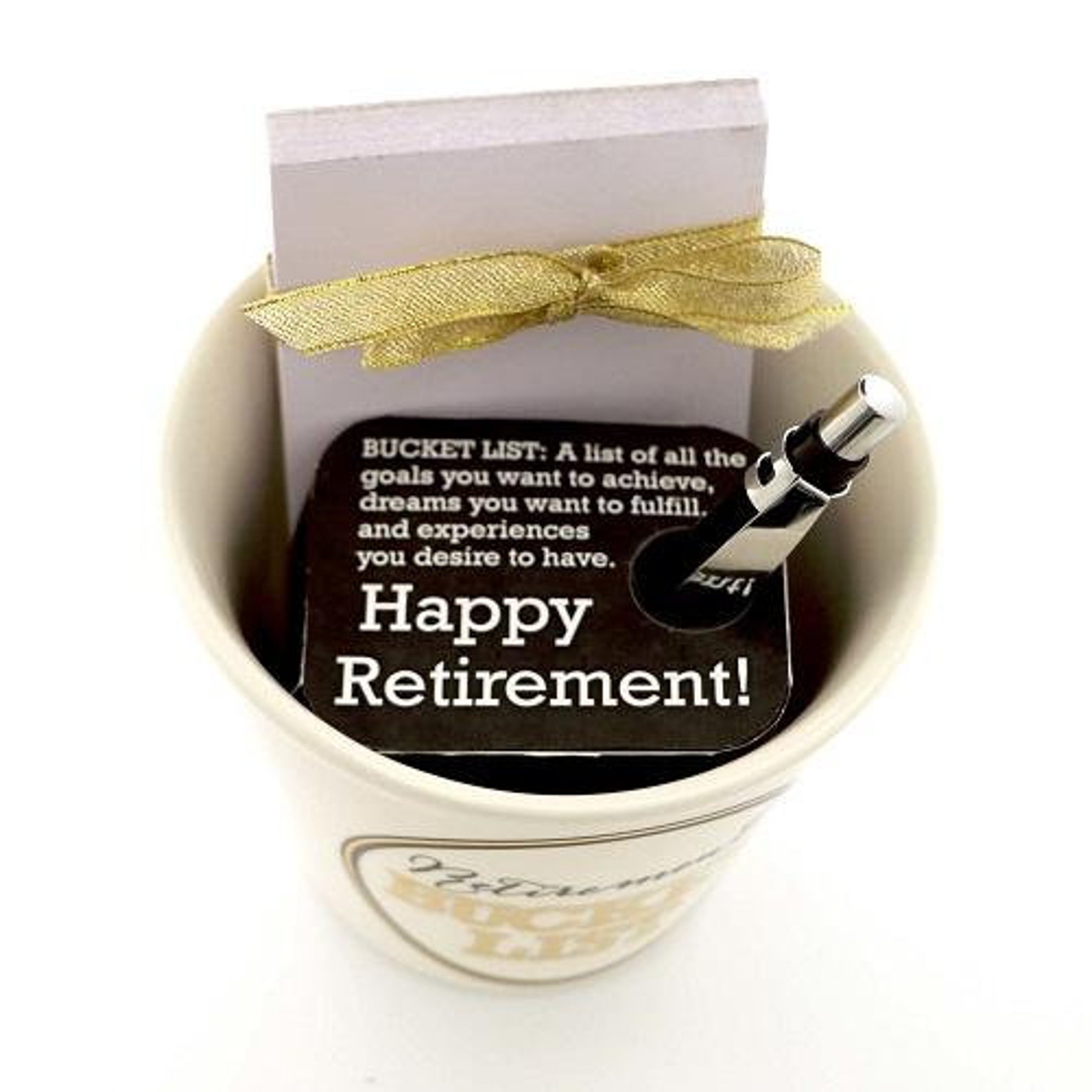 Retirement Bucket List Gift set Etsy