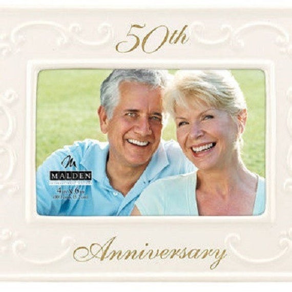 Malden International Designs 25th Anniversary 4 x 6 Picture Frame