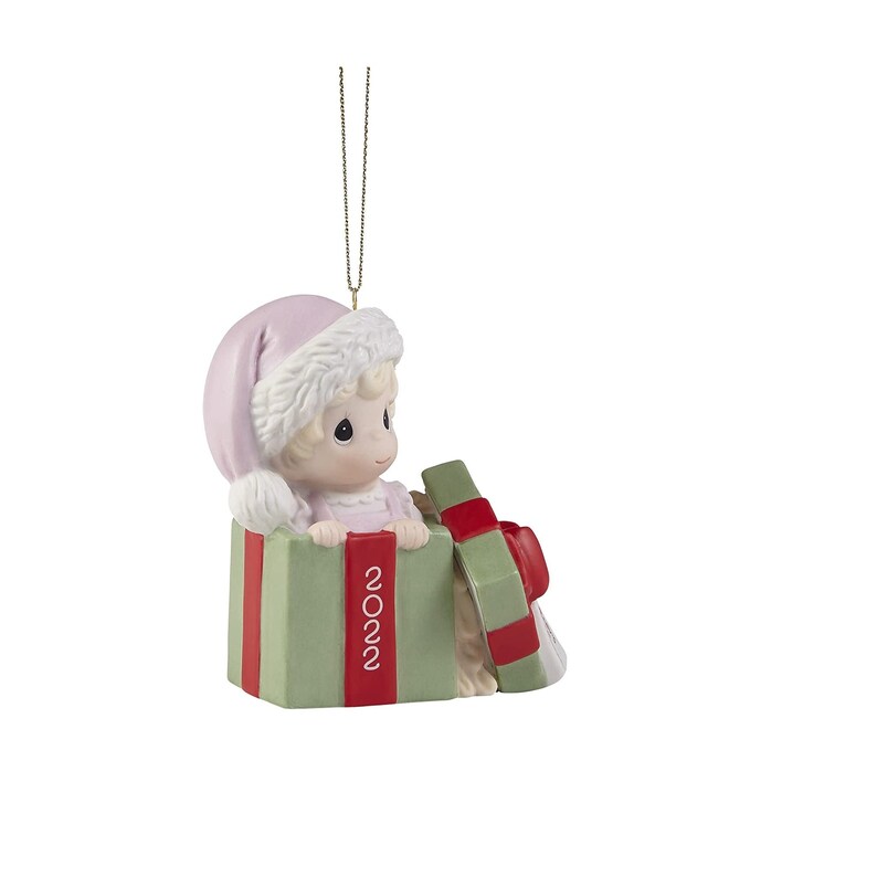 2022 Dated Christmas Ornaments Baby's First Christmas 2022 Dated Girl Ornament Etsy
