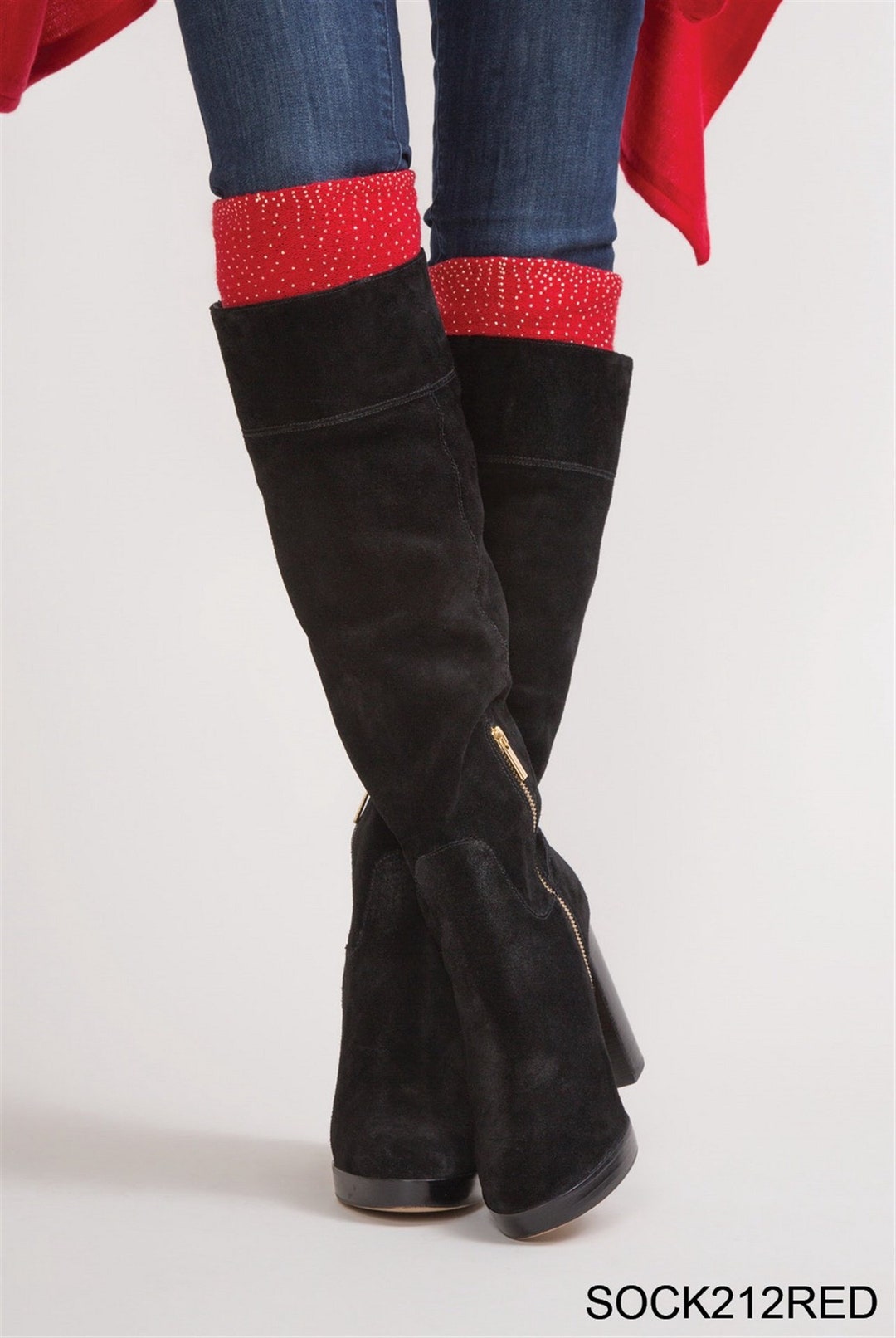 Simply Noelle Starstruck Tall Socks - Etsy