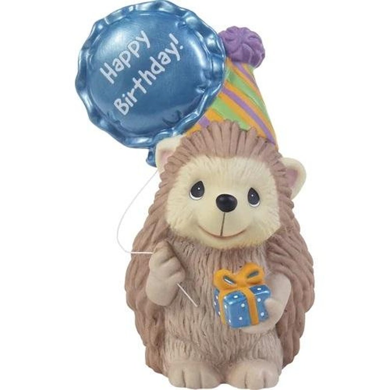 Precious Moments Looking Sharp On Your Birthday Hedgehog Figurine