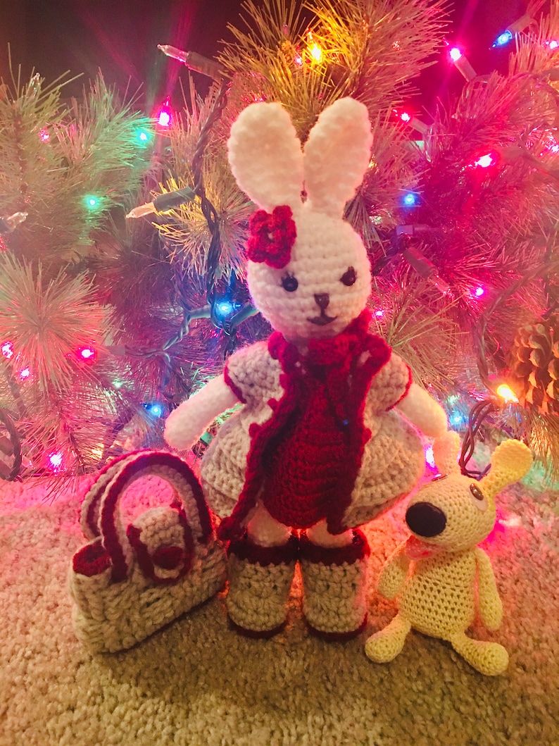 Amigurumi Crochet Bunny Family With Outfits and Accessories - Etsy