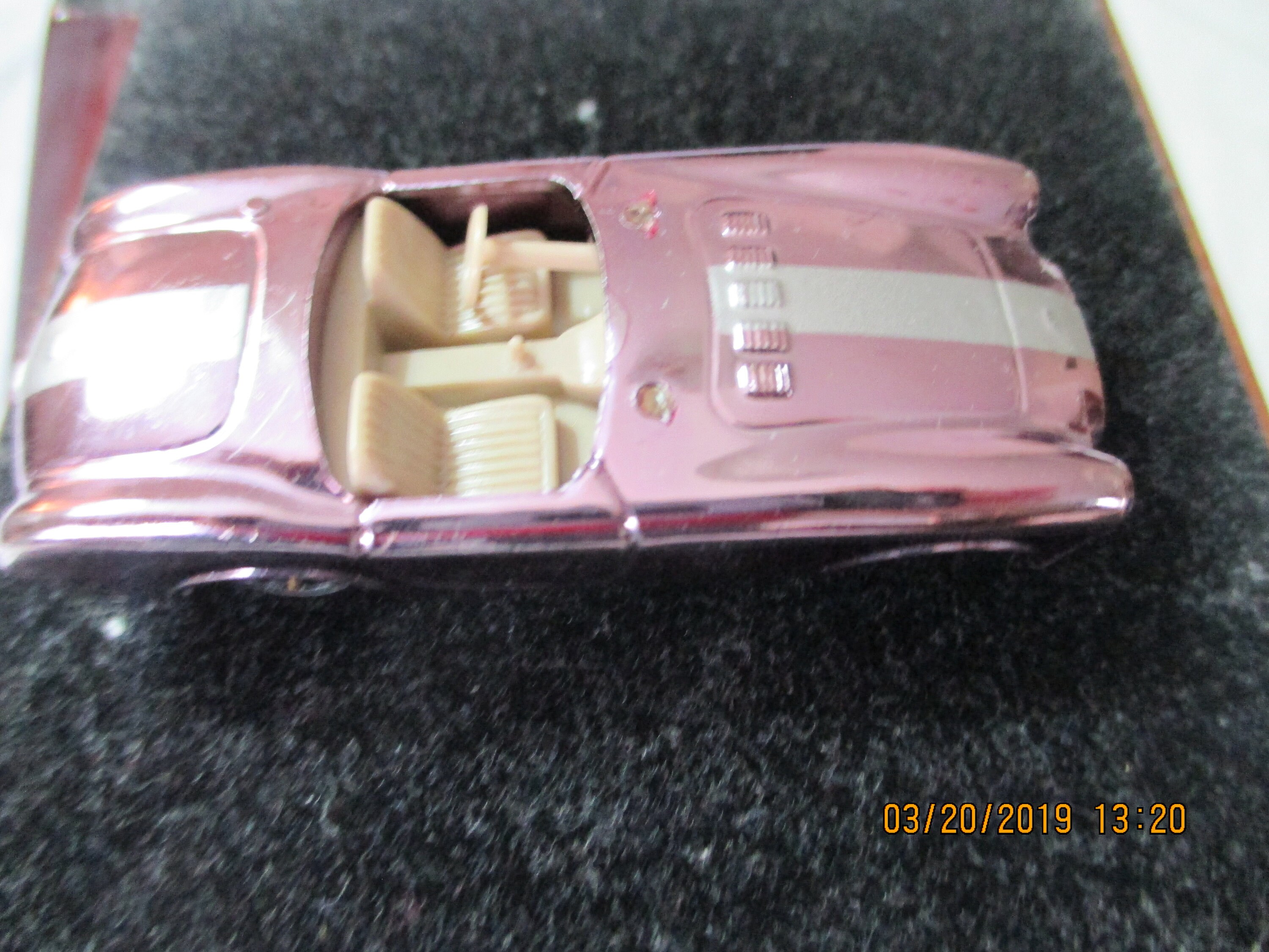 AURORA Cigar Box AC Cobra 6129 – Miniature Voiture Rose Métal/plastique Pour Collectionneurs