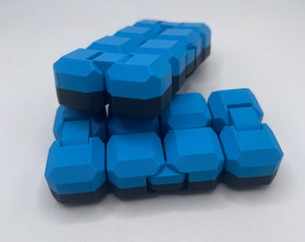 3D Printed Infinity Cube Fidget Mini Infinity Cube Articulated Toy Stocking Stuffer Fidget Cube Toy Gifts for boys Gifts for girls