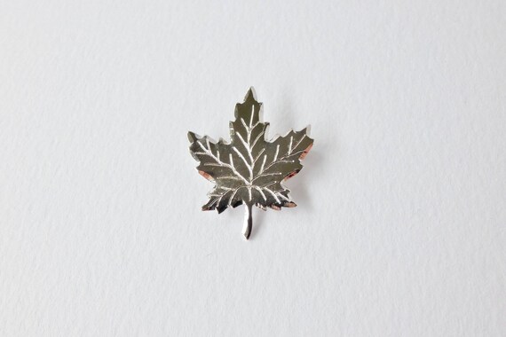 Vintage Silver Maple Leaf Brooch Silver 925 Canada Canadian Etsy