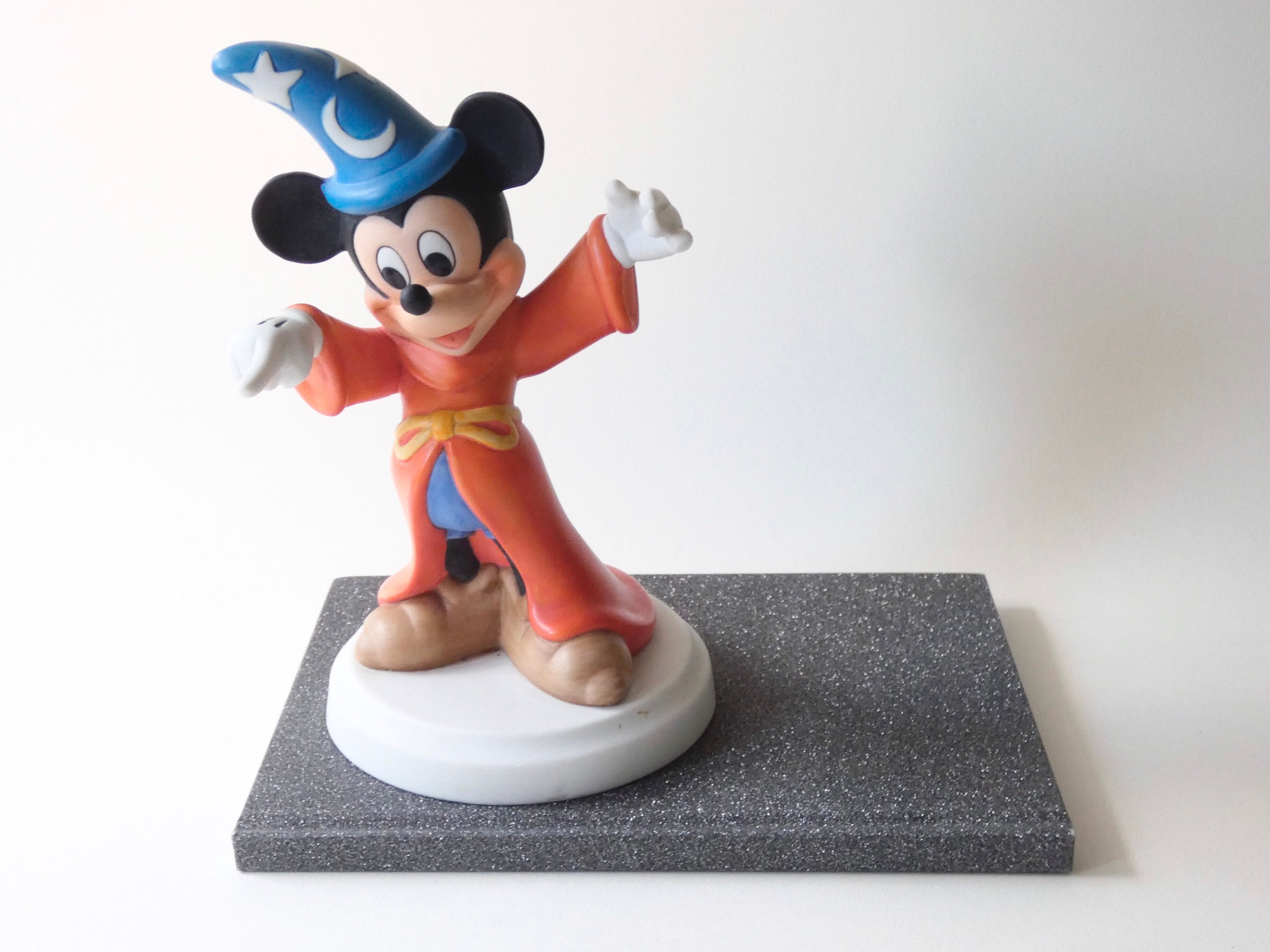 Vintage Disney Sorcerer Mickey Mouse Ceramic Figure, Fantasia Sorcerer's  Apprentice Mickey Figurine, Mickey Mouse Magician Wizard Decor. 